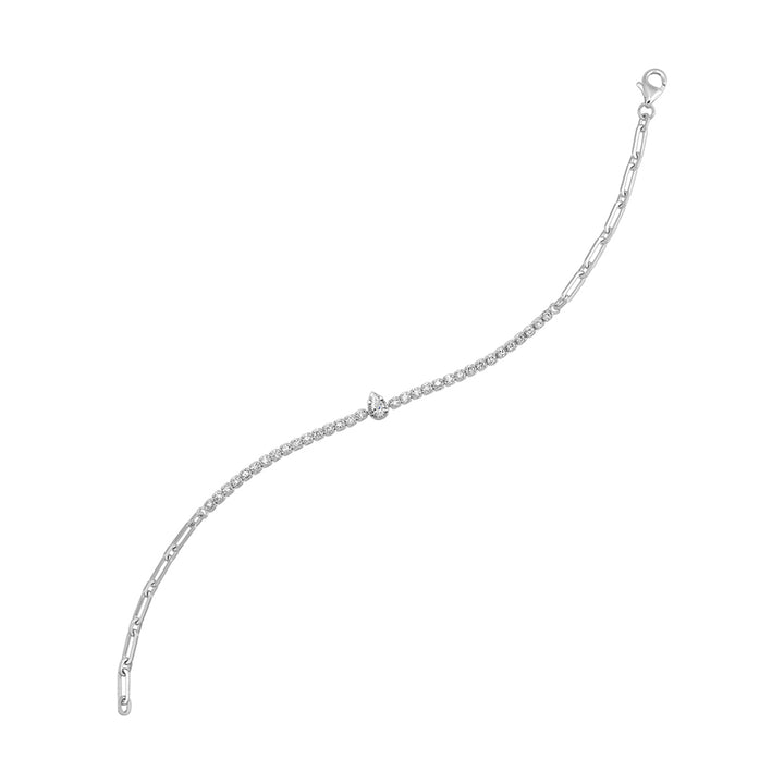 14Kt White Gold Diamond 5/6Ctw Bracelet