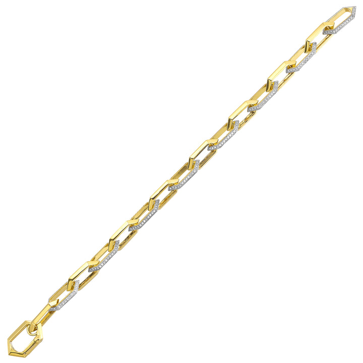 14Kt Yellow Gold Diamond 1 1/2Ctw Bracelet