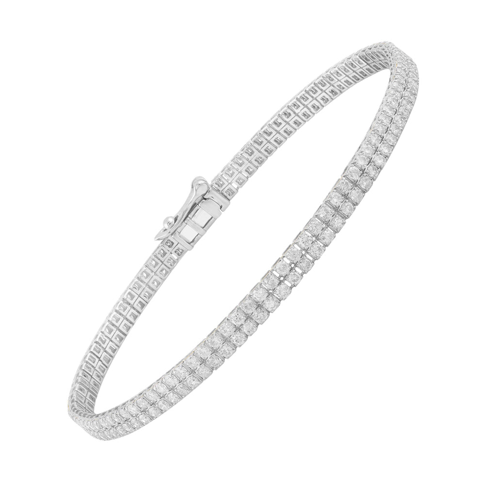14Kt White Gold Diamond 3 1/5Ctw Bracelet