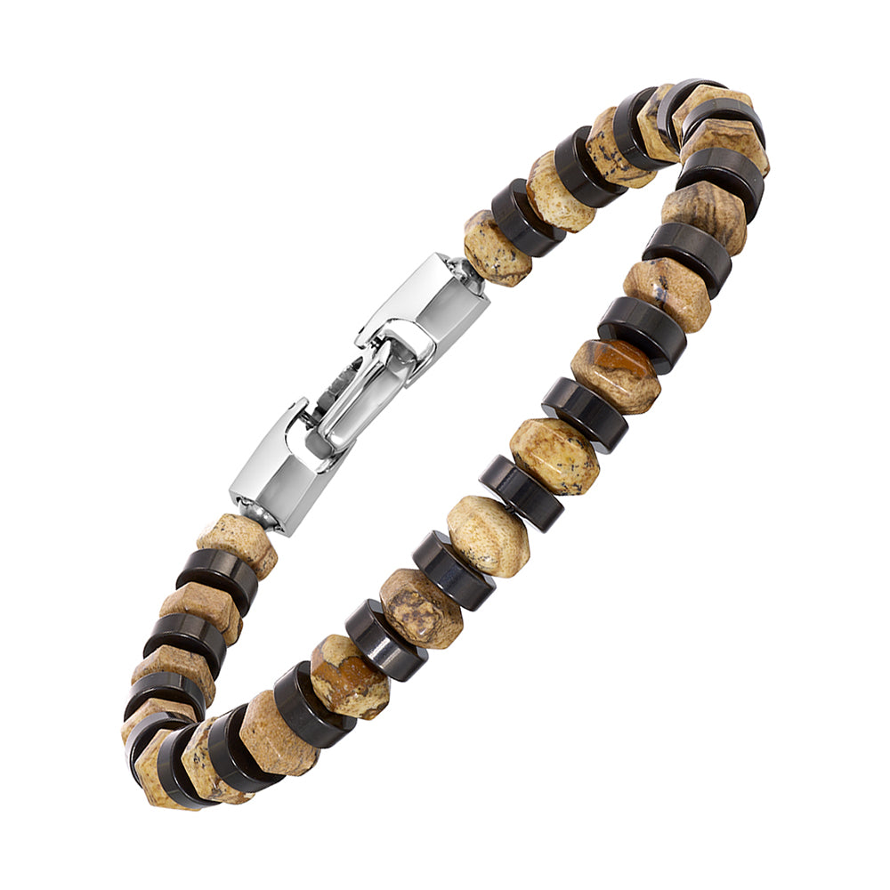 Steel White Bracelet