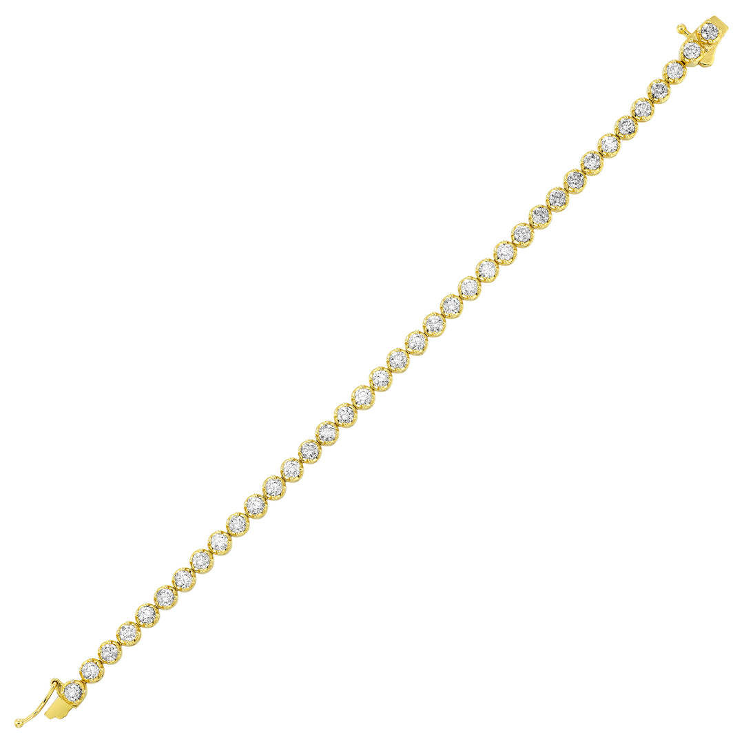 14Kt Yellow Gold Diamond 5Ctw Bracelet