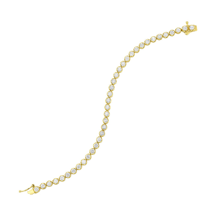 14Kt Yellow Gold Diamond 5Ctw Bracelet