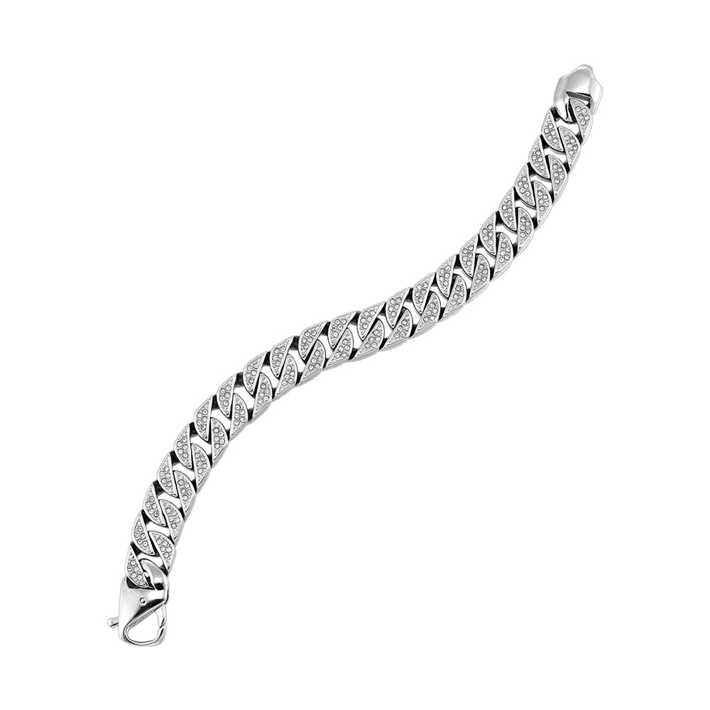 Steel White Bracelet