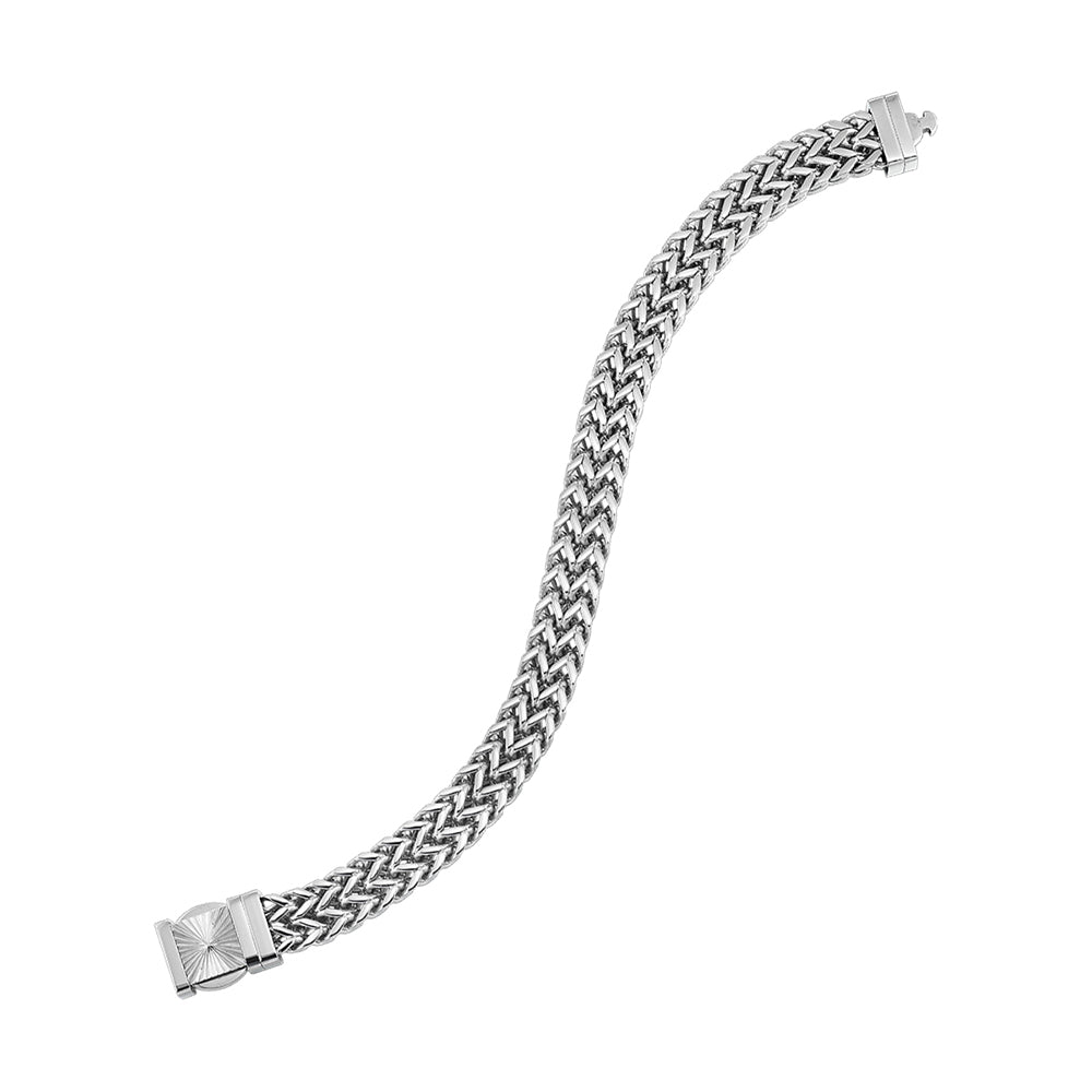 Steel White Bracelet