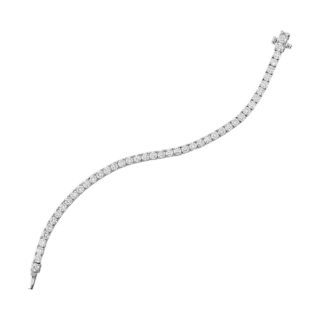 14Kt White Gold Diamond 10Ctw Bracelet