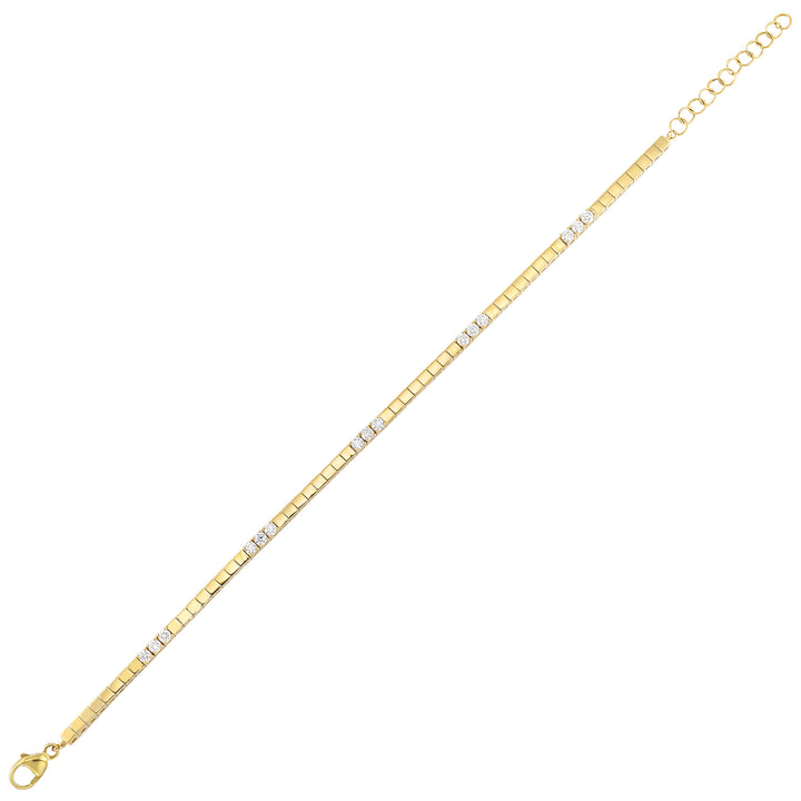 14Kt Yellow Gold Diamond 1/2Ctw Bracelet