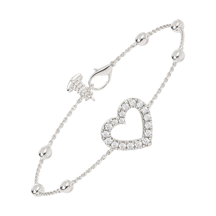 Silver Diamond 3/8Ctw Bracelet