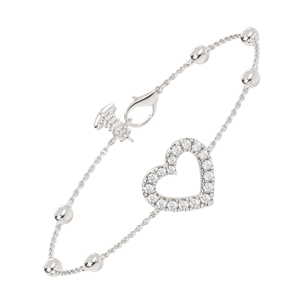 Silver Diamond 3/8Ctw Bracelet