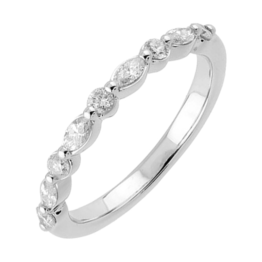 14Kt White Gold Diamond 1/3Ctw Ring
