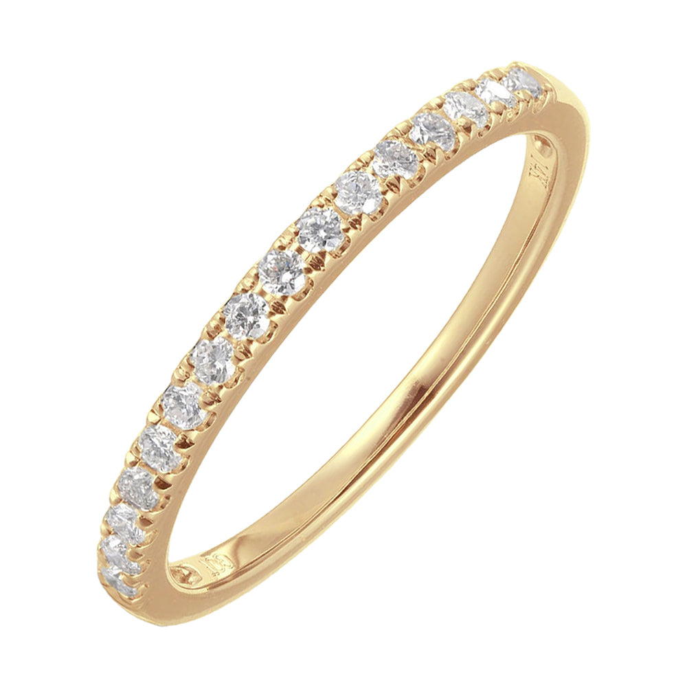 14Kt Yellow Gold Diamond 1/5Ctw Ring