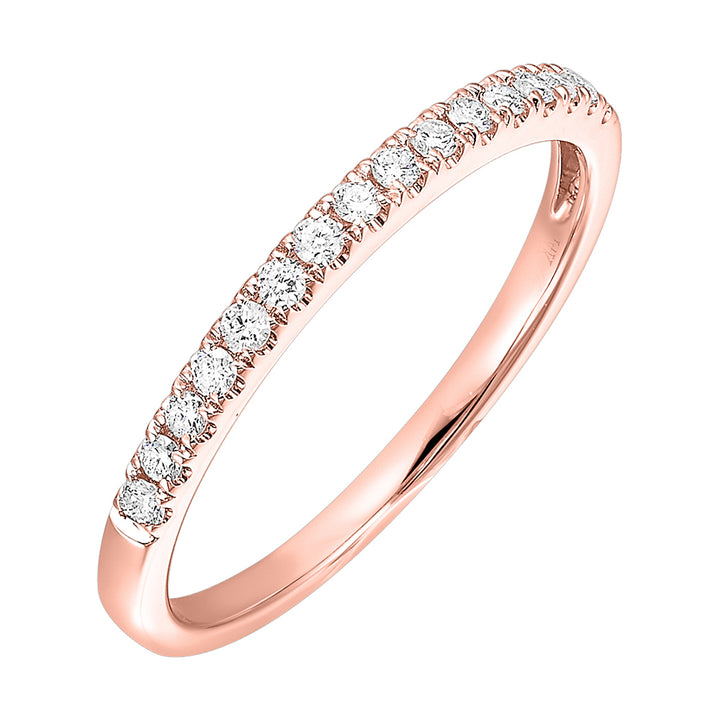 14Kt Rose Gold Diamond 1/5Ctw Ring