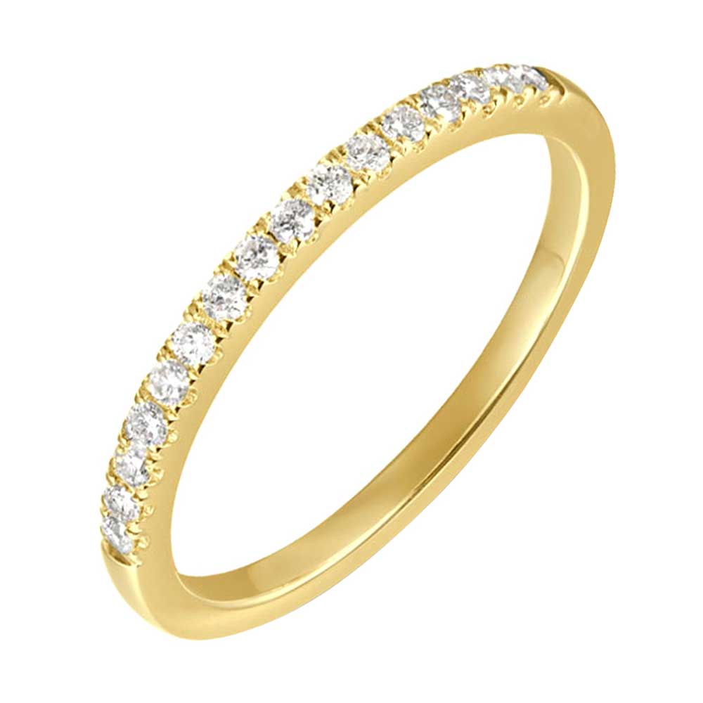 14Kt Yellow Gold Diamond 1/5Ctw Ring