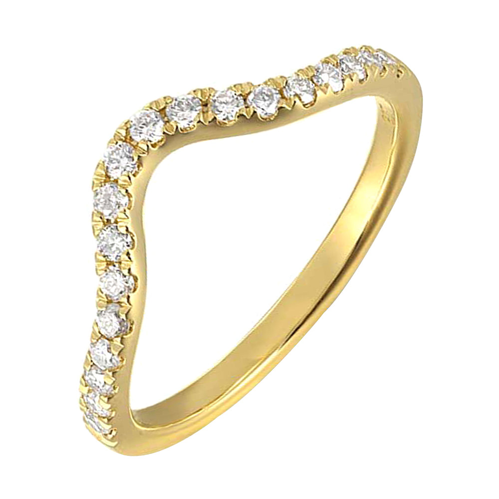 14Kt Yellow Gold Diamond 1/4Ctw Ring