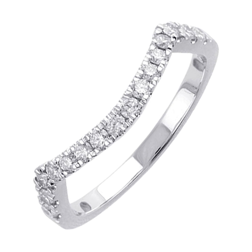 14Kt White Gold Diamond 1/3Ctw Ring