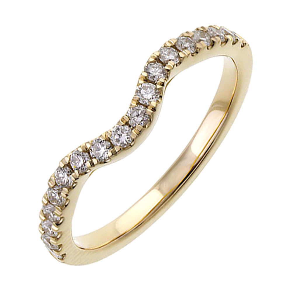 14Kt Yellow Gold Diamond 1/4Ctw Ring