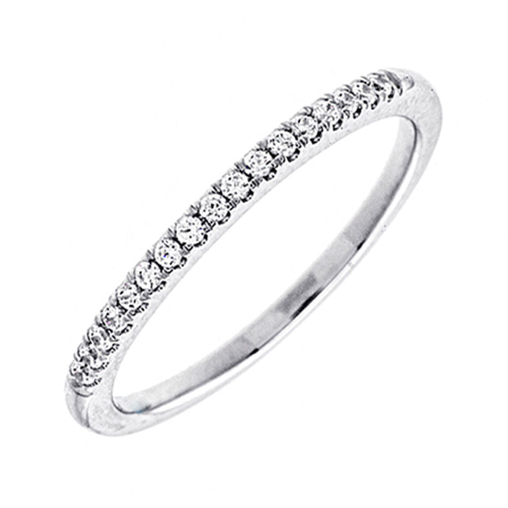 14Kt White Gold Diamond 1/8Ctw Ring