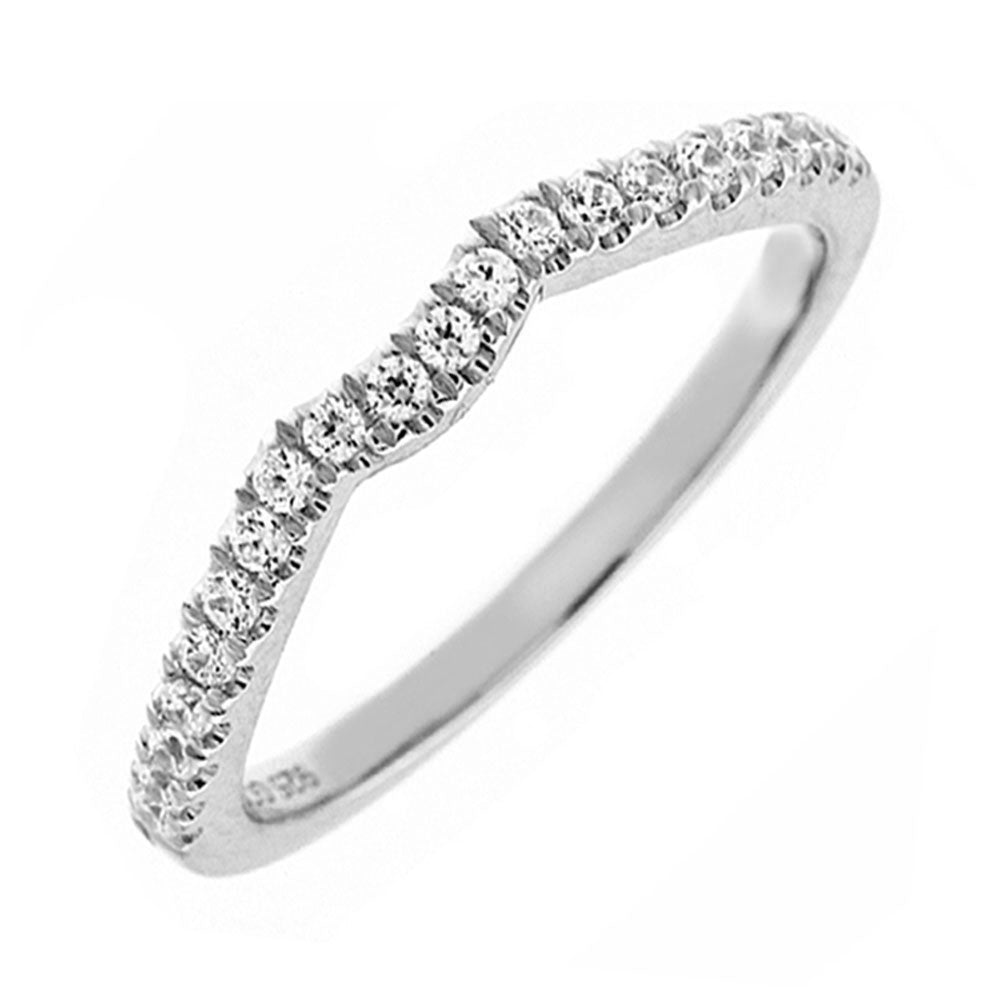 14Kt White Gold Diamond 1/5Ctw Ring