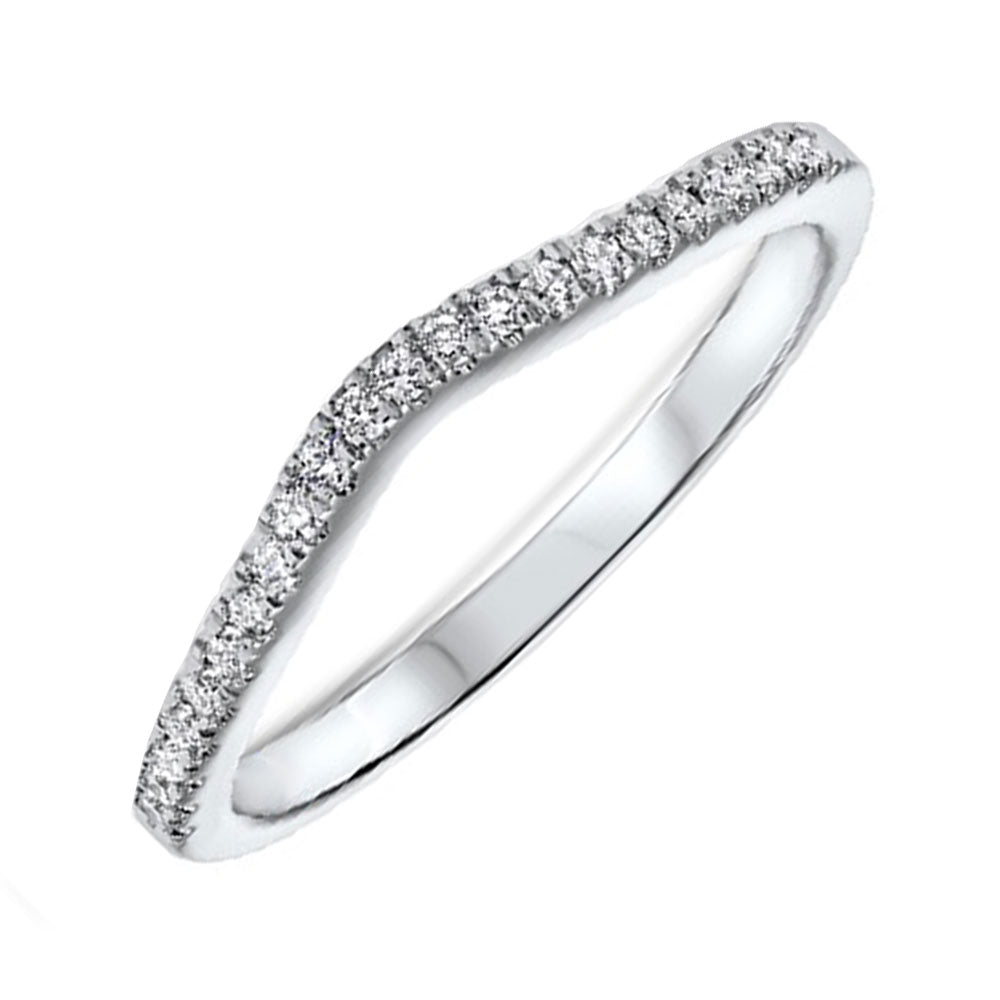 14Kt White Gold Diamond 1/6Ctw Ring