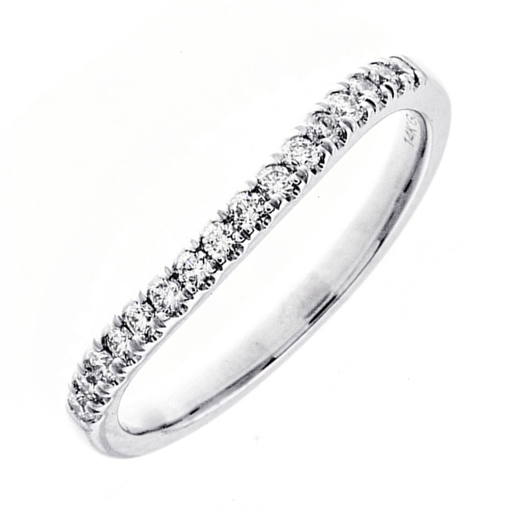14Kt White Gold Diamond 1/4Ctw Ring