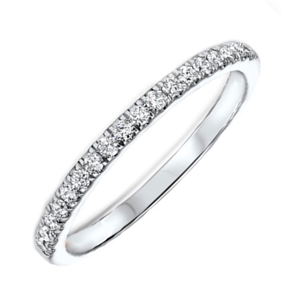 14Kt White Gold Diamond 1/4Ctw Ring
