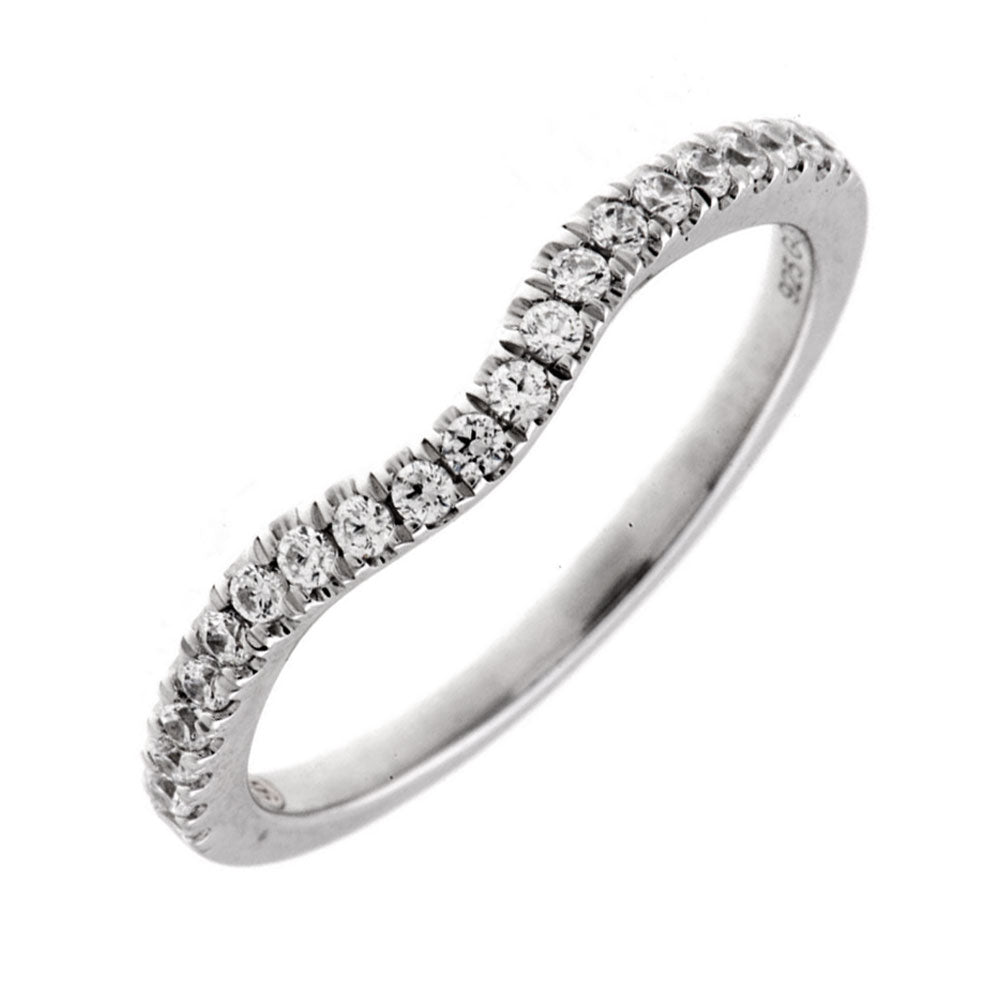 14Kt White Gold Diamond 1/4Ctw Ring