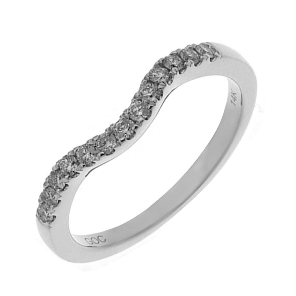 14Kt White Gold Diamond 1/5Ctw Ring
