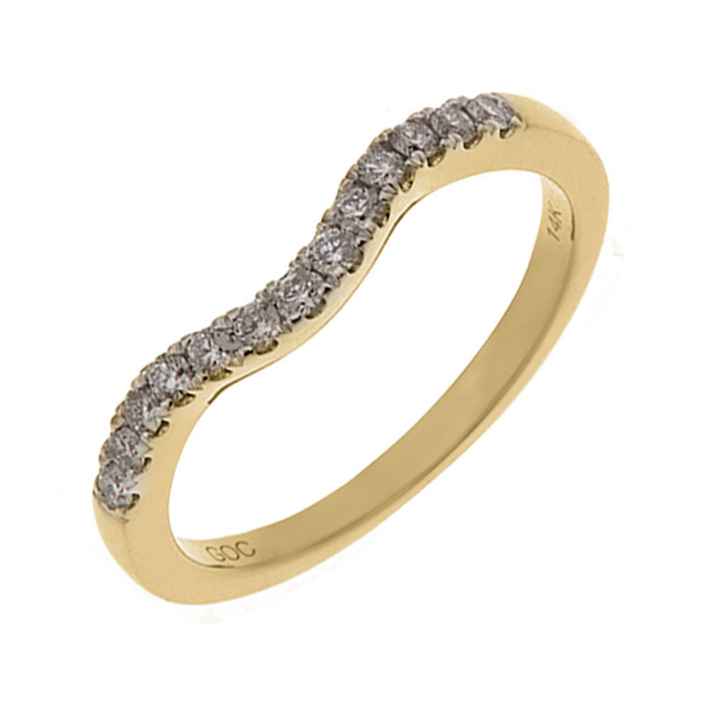 14Kt Yellow Gold Diamond 1/4Ctw Ring
