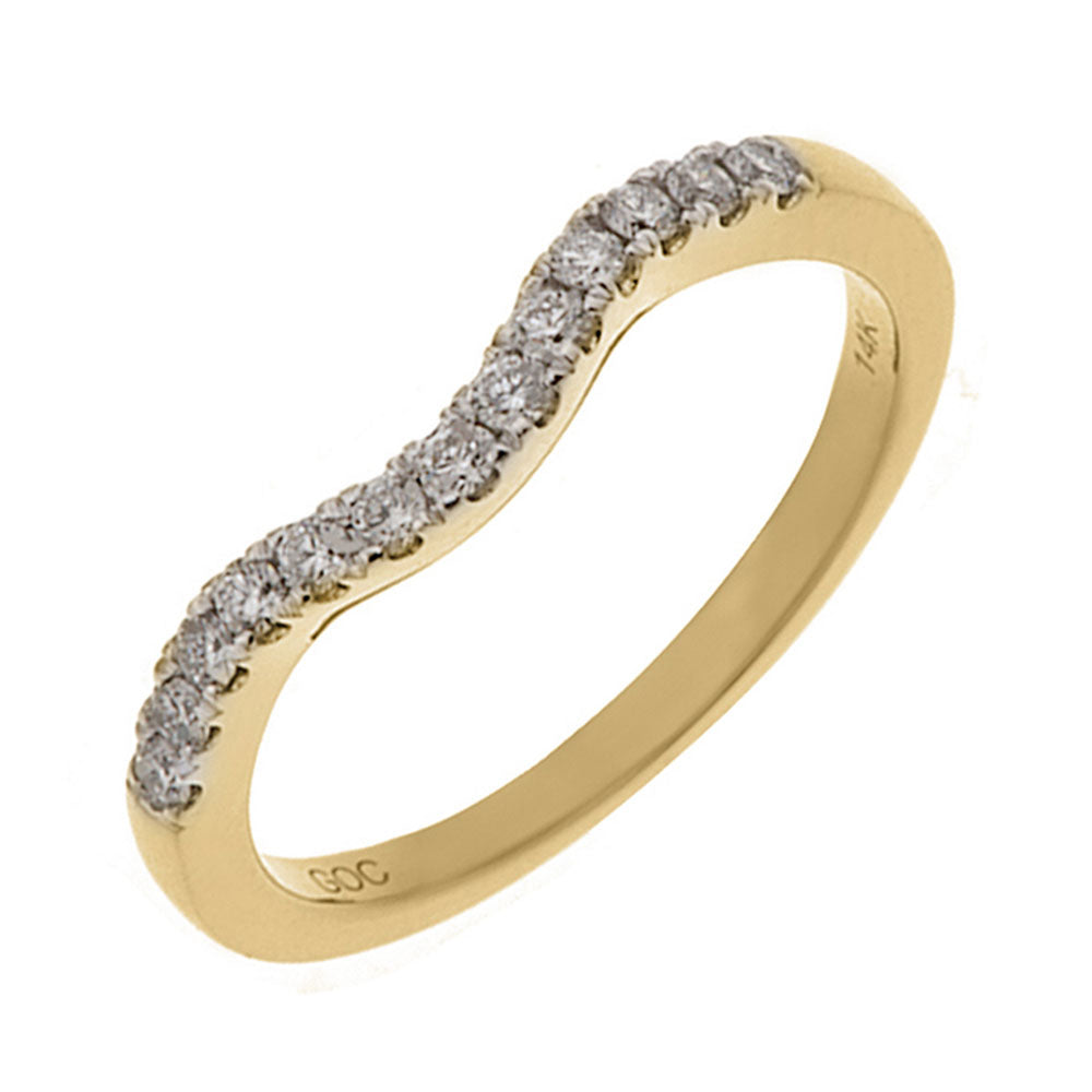 14Kt Yellow Gold Diamond 1/4Ctw Ring