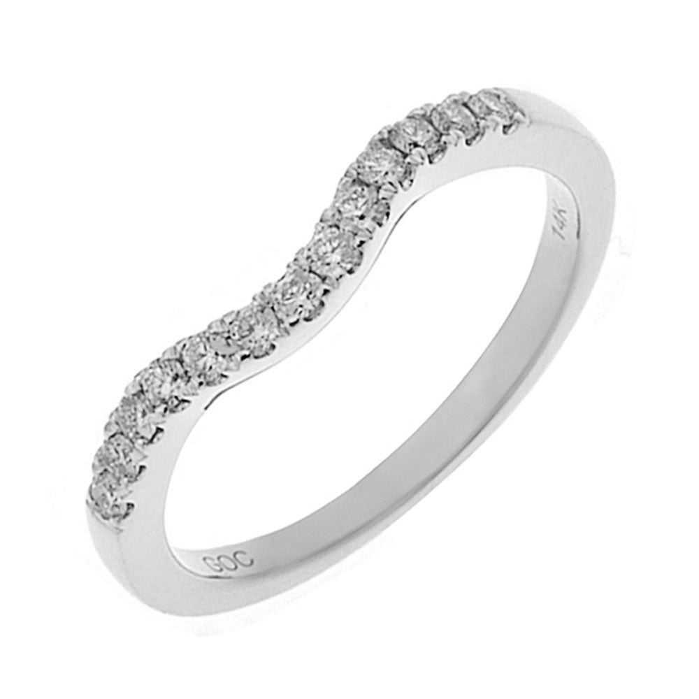 14Kt White Gold Diamond 1/4Ctw Ring