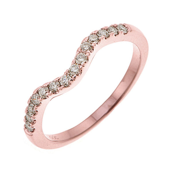 14Kt Rose Gold Diamond 1/4Ctw Ring