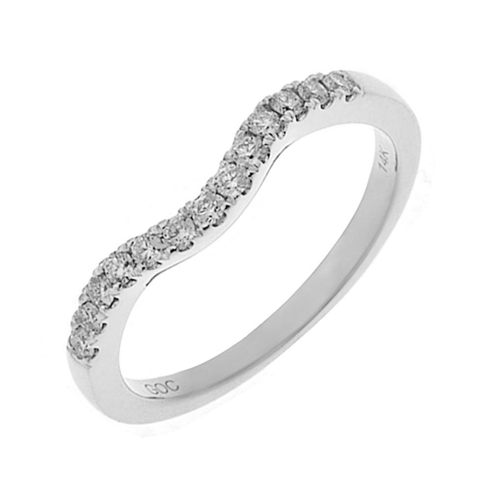 14Kt White Gold Diamond 1/4Ctw Ring