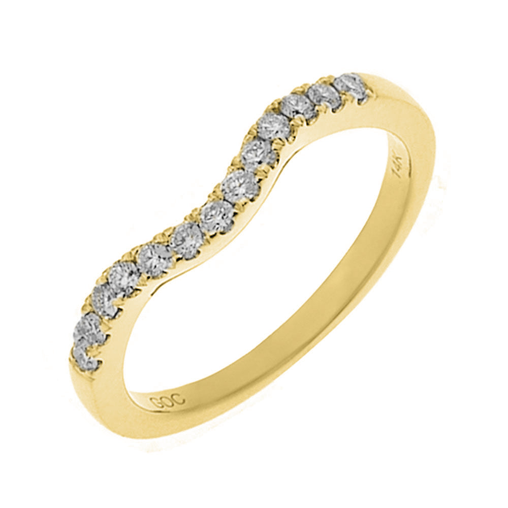 14Kt Yellow Gold Diamond 1/4Ctw Ring