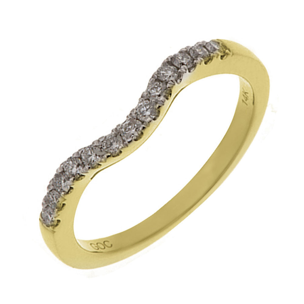 14Kt Yellow Gold Diamond 1/4Ctw Ring