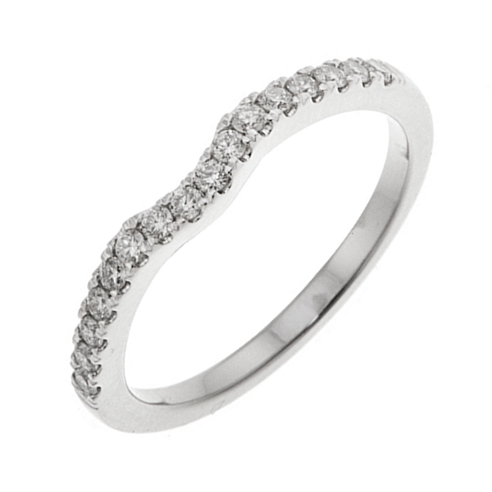 14Kt White Gold Diamond 1/4Ctw Ring