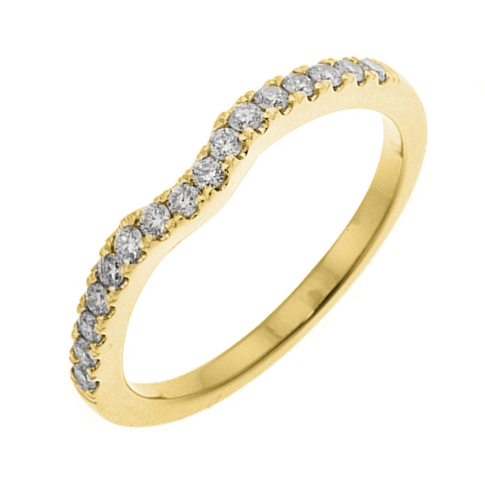 14Kt Yellow Gold Diamond 1/4Ctw Ring