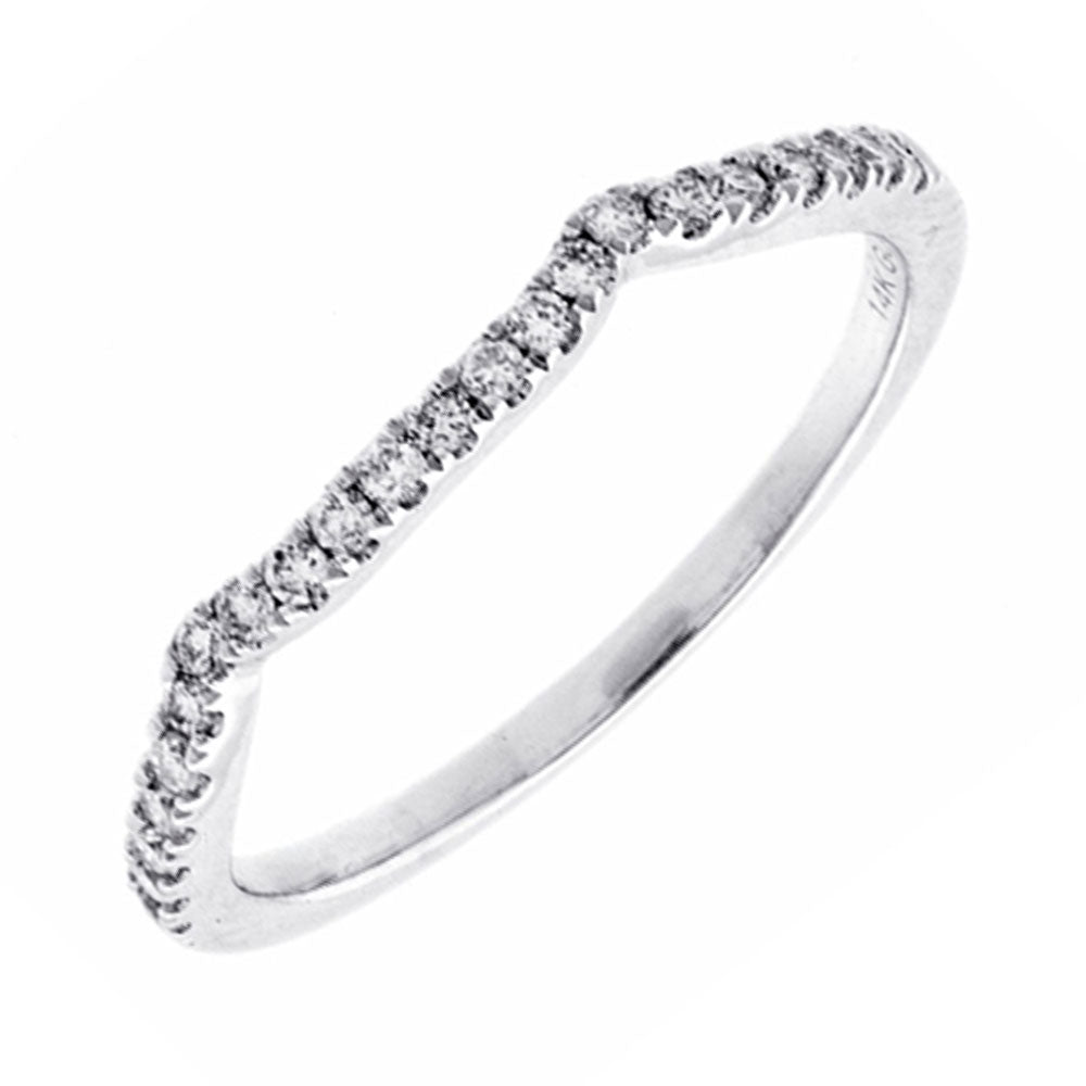 14Kt White Gold Diamond 1/5Ctw Ring