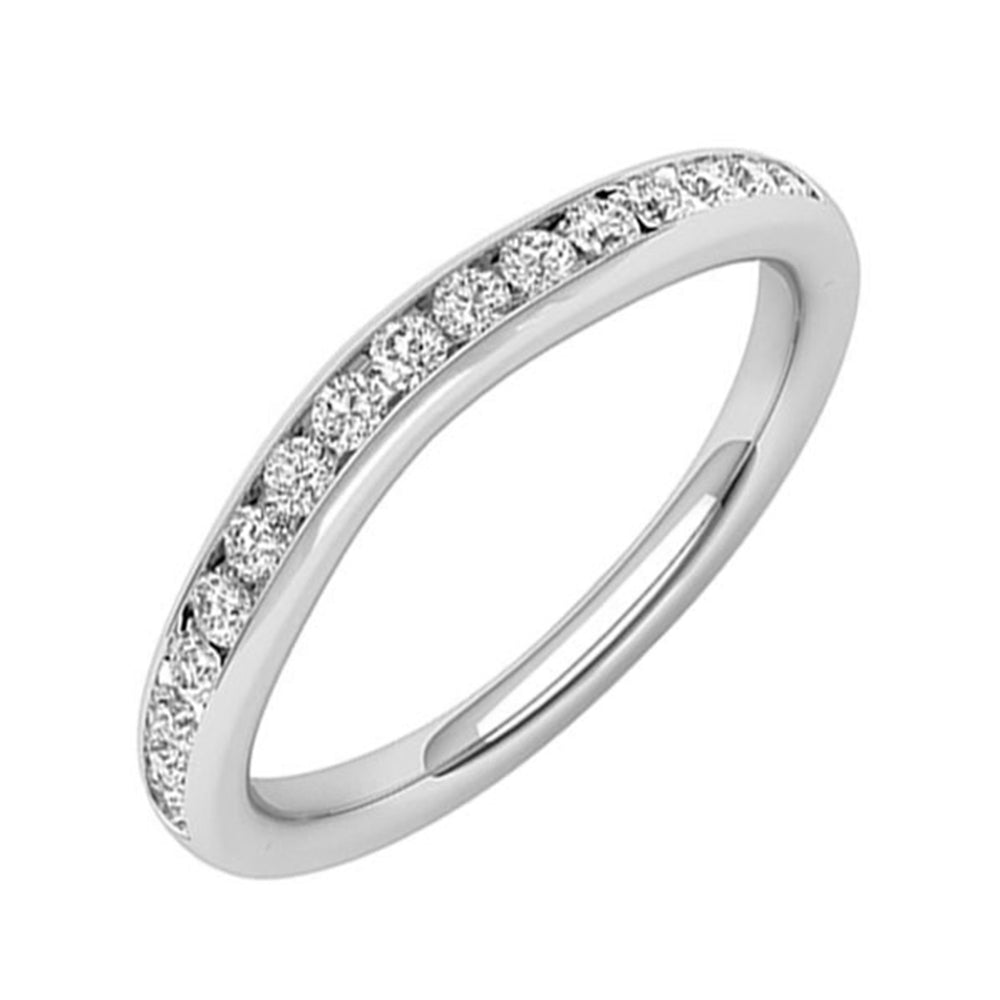 14Kt White Gold Diamond 1/4Ctw Ring