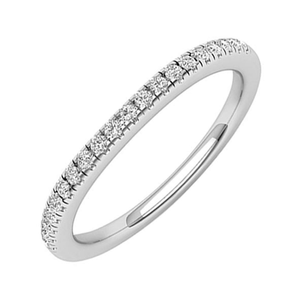 14Kt White Gold Diamond 1/7Ctw Ring