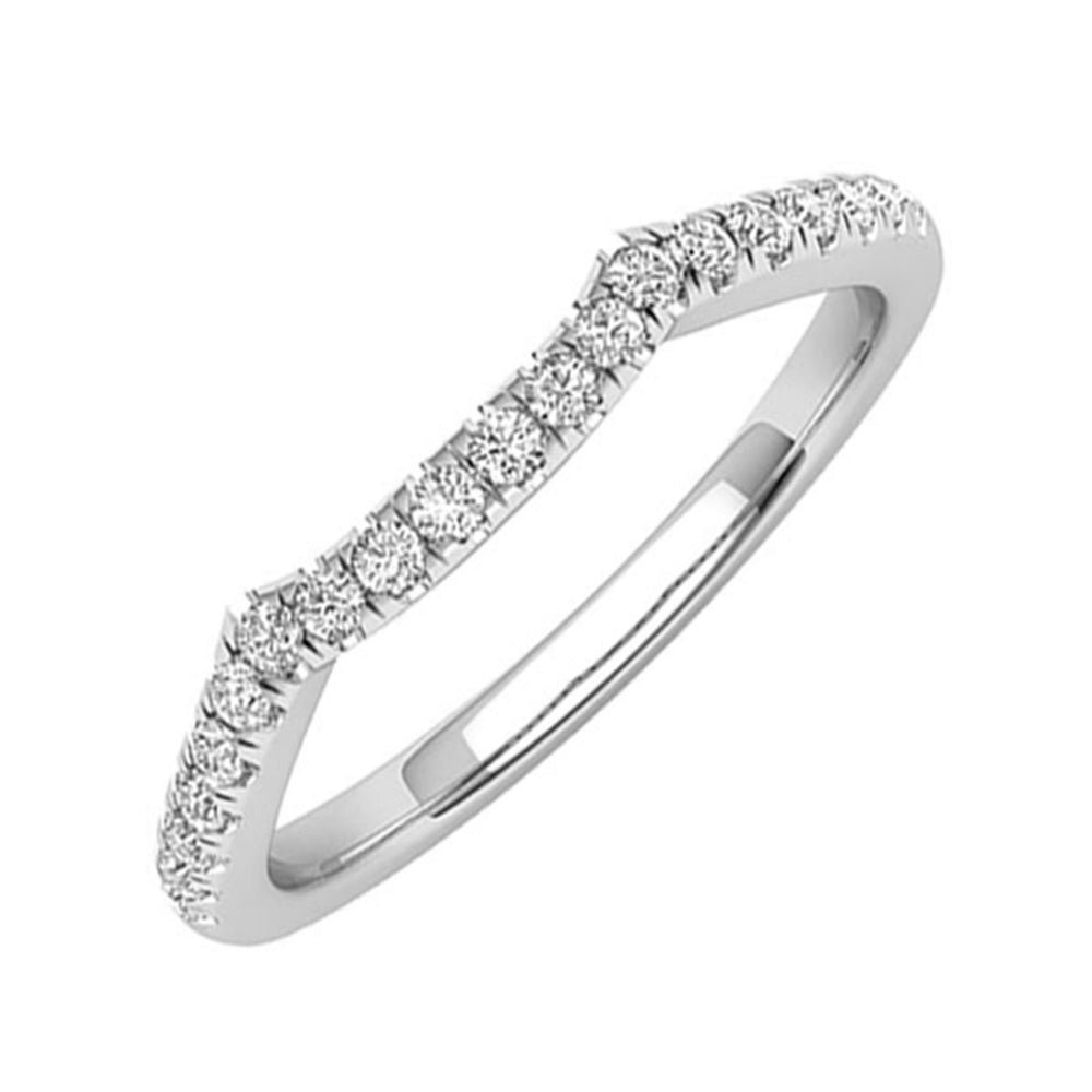 14Kt White Gold Diamond 1/7Ctw Ring
