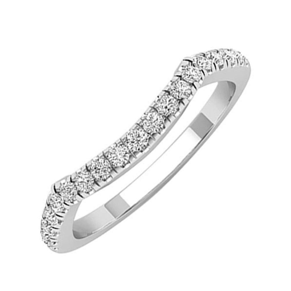 14Kt White Gold Diamond 1/5Ctw Ring
