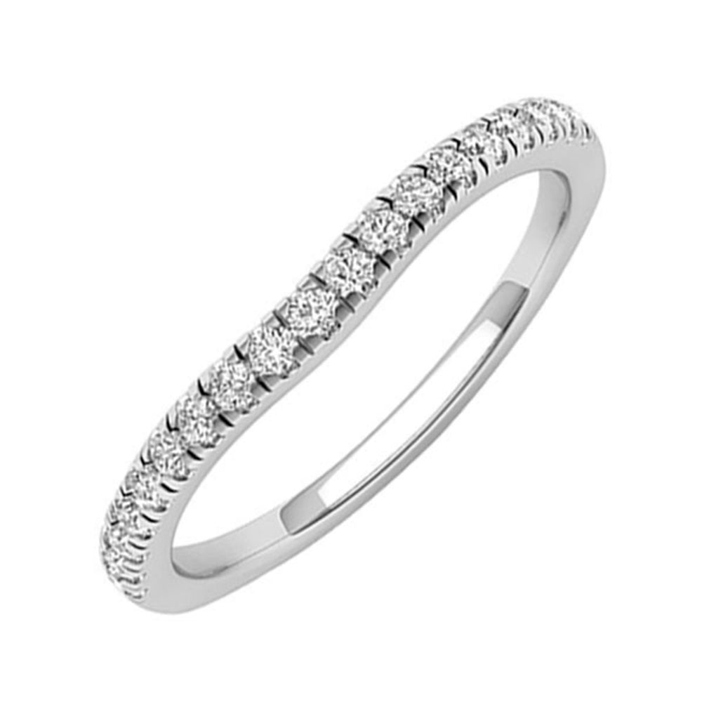 14Kt White Gold Diamond 1/7Ctw Ring