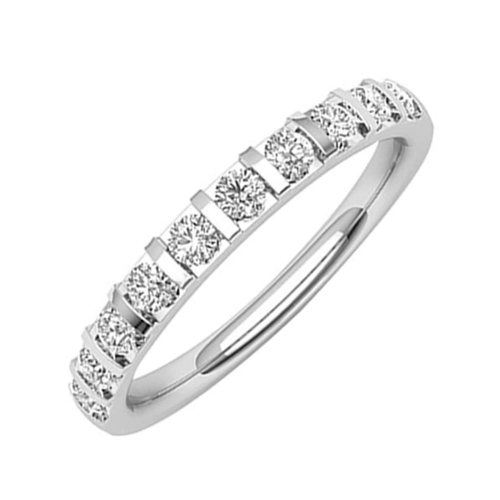 14Kt White Gold Diamond 1/3Ctw Ring