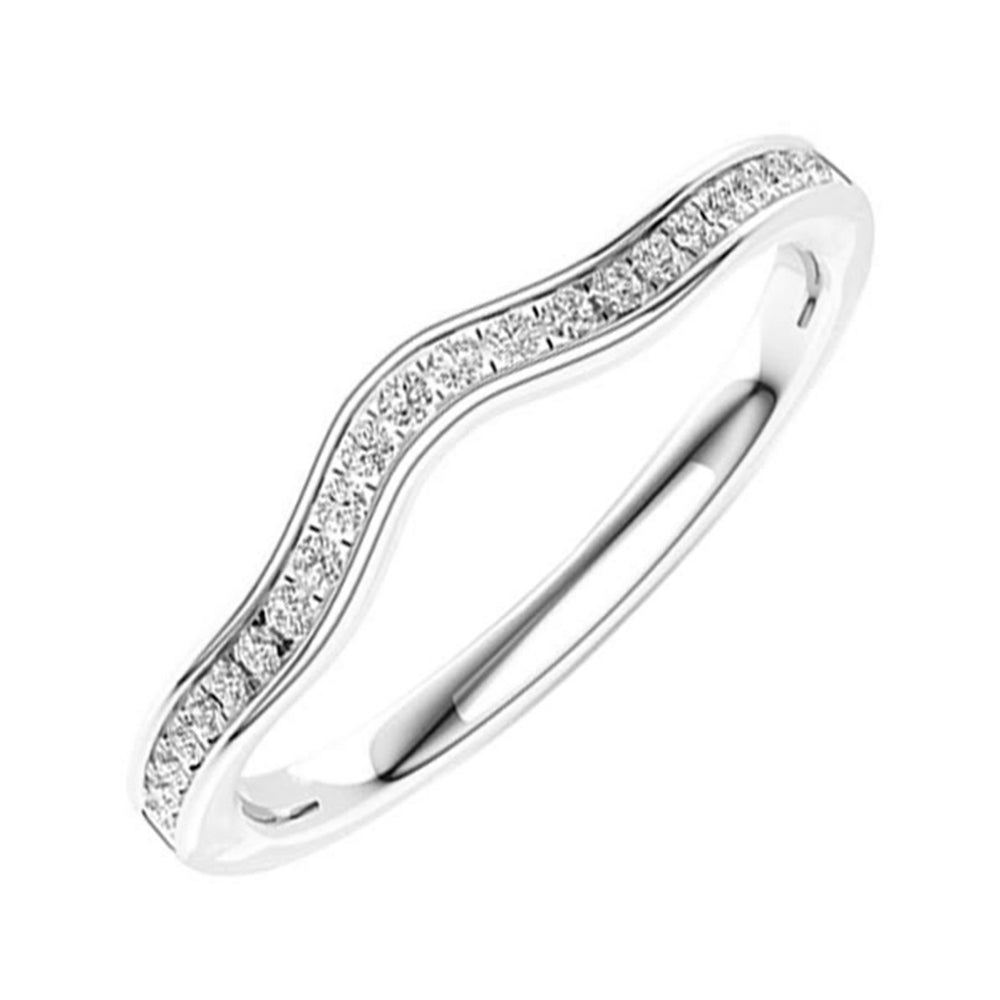 14Kt White Gold Diamond 1/10Ctw Ring