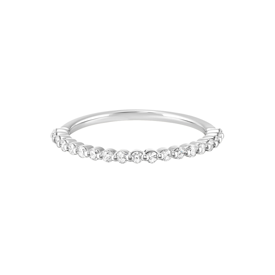 14Kt White Gold Diamond 1/4Ctw Ring