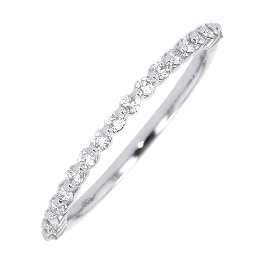 Platinum White Diamond 1/4Ctw Ring