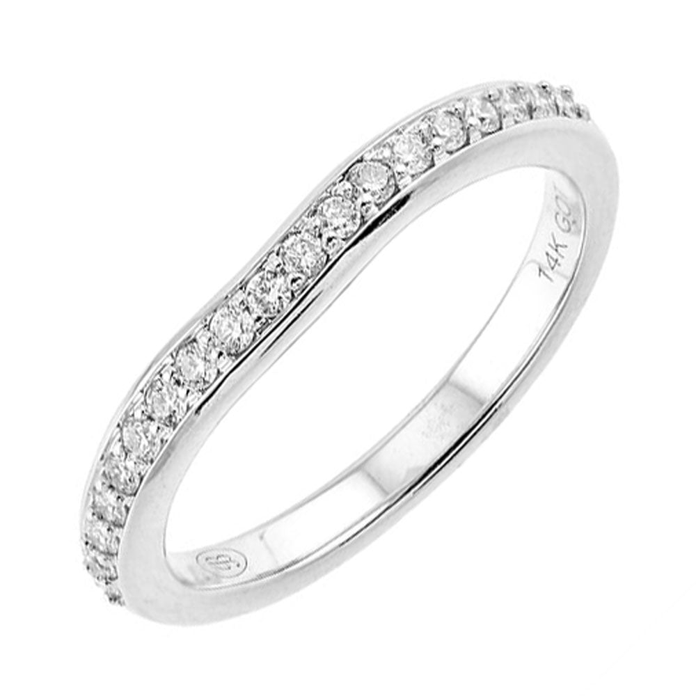 14Kt White Gold Diamond 1/7Ctw Ring