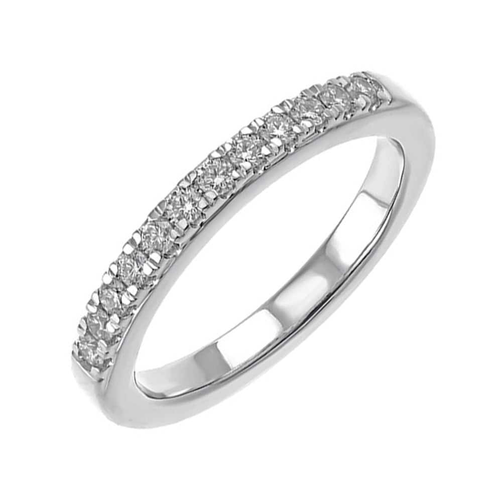 14Kt White Gold Diamond 1/4Ctw Ring