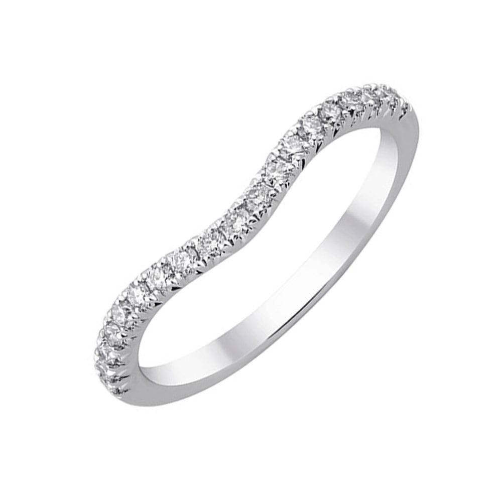 14Kt White Gold Diamond 1/5Ctw Ring