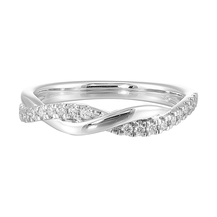 14Kt White Gold Diamond 1/5Ctw Ring