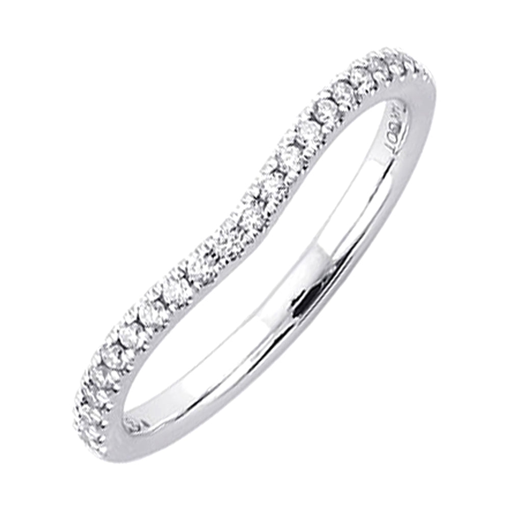 14Kt White Gold Diamond 1/5Ctw Ring